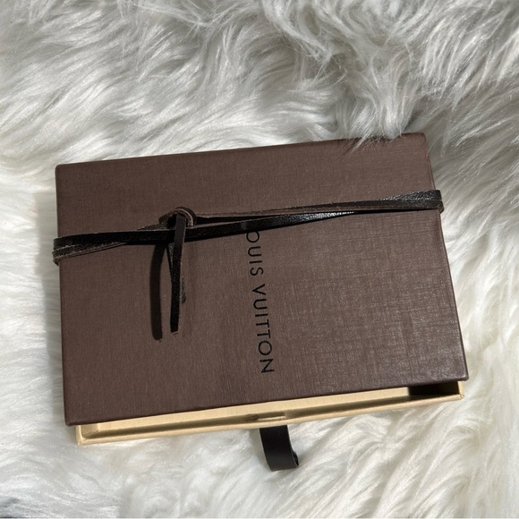 Authentic Louis Vuitton Empty Gift Box Sliding Drawer Brown 5.7”x4”x1” - Picture 1 of 6